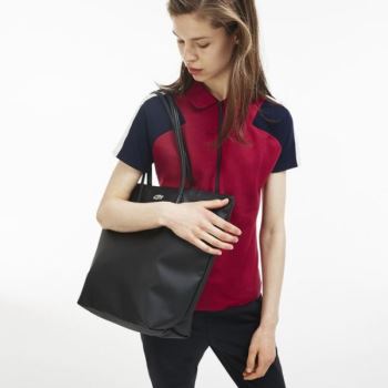 Lacoste L.12.12 Concept Vertical Zip Tote Bag Dámské - Taška Černé | CZ-bQulEx